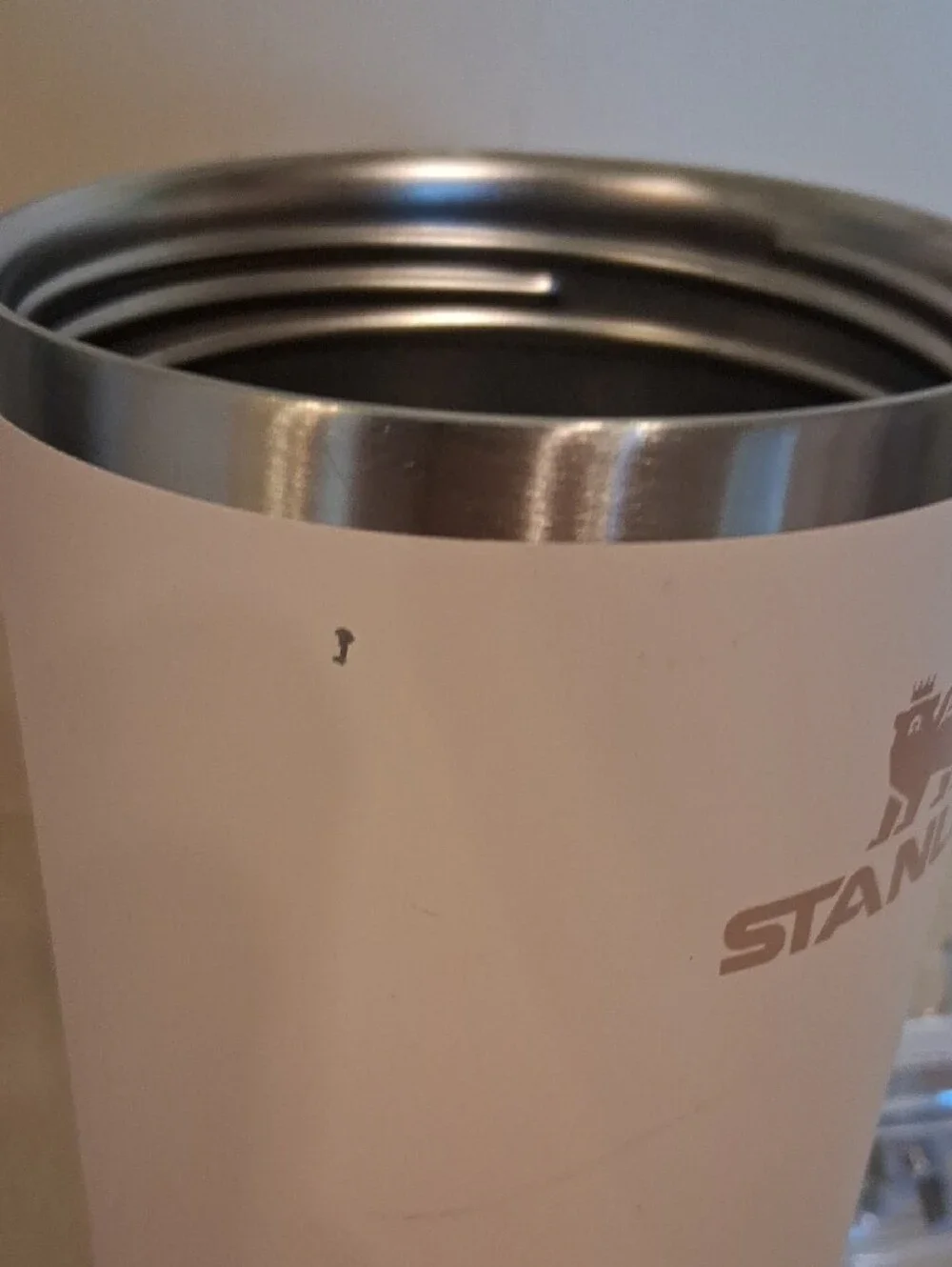 Stanley Pale Pink Travel Tumbler with Handle and Straw - Picture 3 of 4